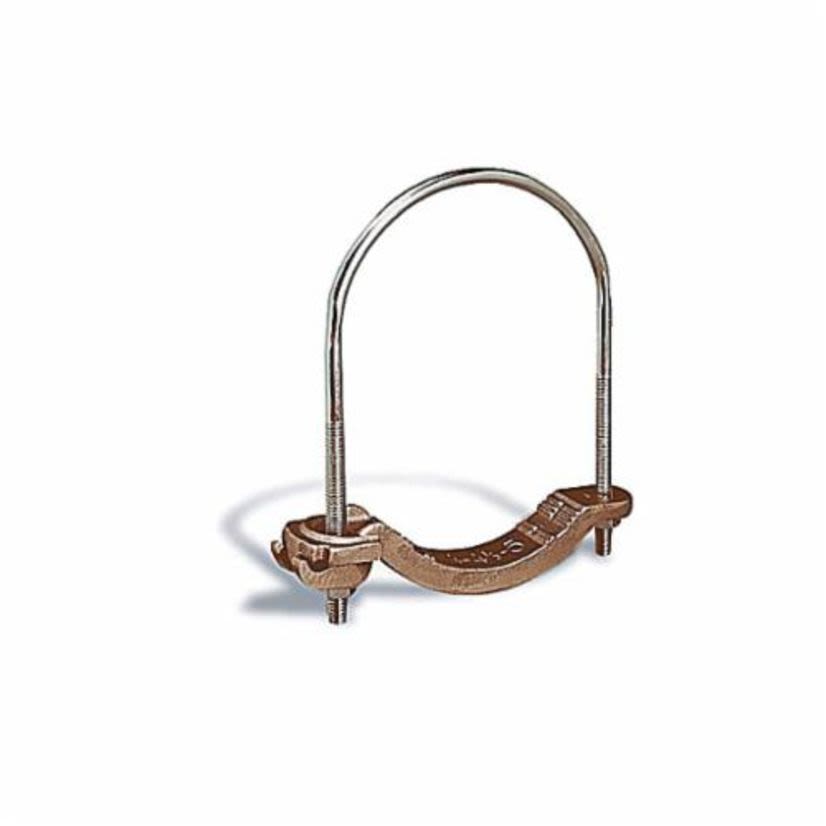 Blackburn E-Z Ground 3906BU Non-Insulated Water Pipe Grounding Clamp, 4 to 4/0 AWG Conductor, Bronze